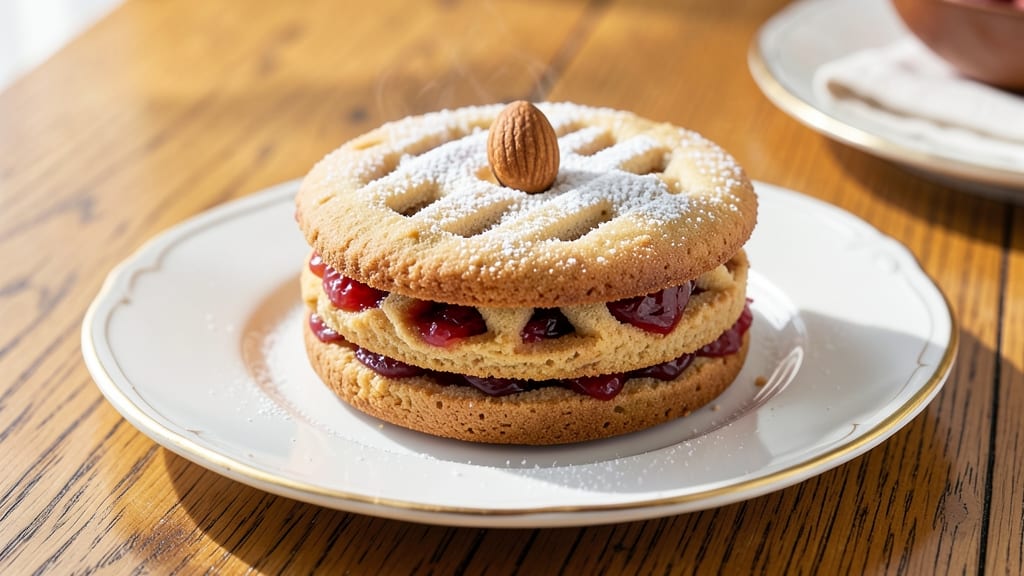 Almond Linzer Cookie Recipe: Jam-Stuffed Crunch With Vanilla-Kissed Edges