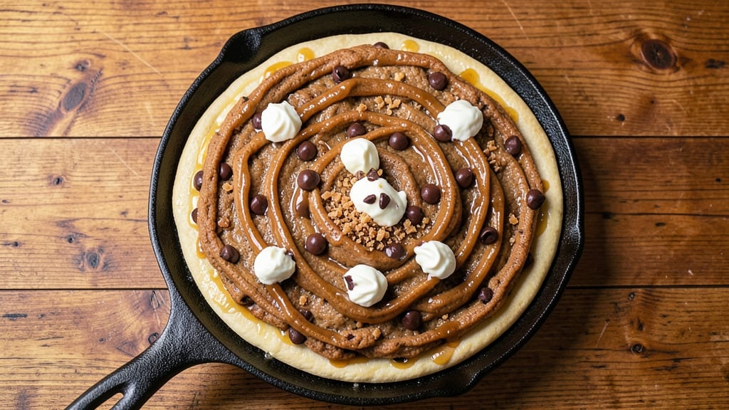Chocolate Chip Cookie Dough Pizza Recipe: Crunchy Edges, Gooey Dough Rivers