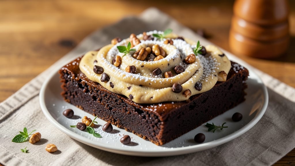Brownie Recipe With Cookie Dough Topping: Fudgy Base Meets Sweet Swirls
