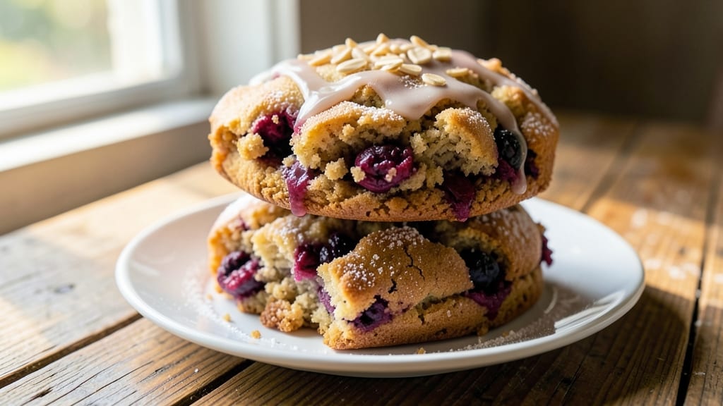 Blueberry Muffin Crumbl Cookie Recipe: Triple-Layered Magic With Gooey Blueberry Rivers