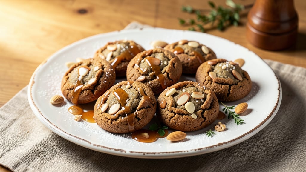 Almond Drop Cookie Recipe: Warm Vanilla Swirls and Crunchy Almond Topping