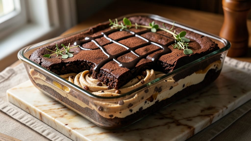 Brownie Mix and Cookie Dough Recipe: Fudgy-Chewy Fusion With Vanilla Swirls