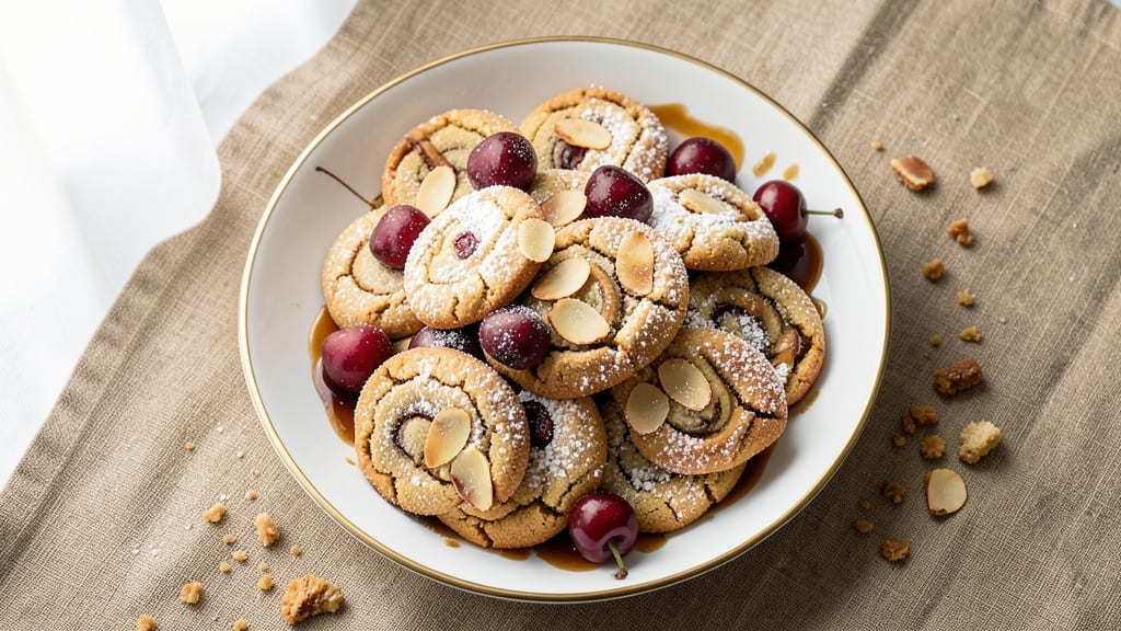 Cherry Amaretto Cookie Recipe: Nutty Liqueur Infusion in Every Bite