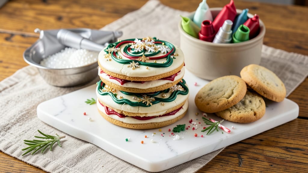 Best Sugar Cookie Recipe for Decorating Christmas: Piped Precision and Frosting-Friendly Base