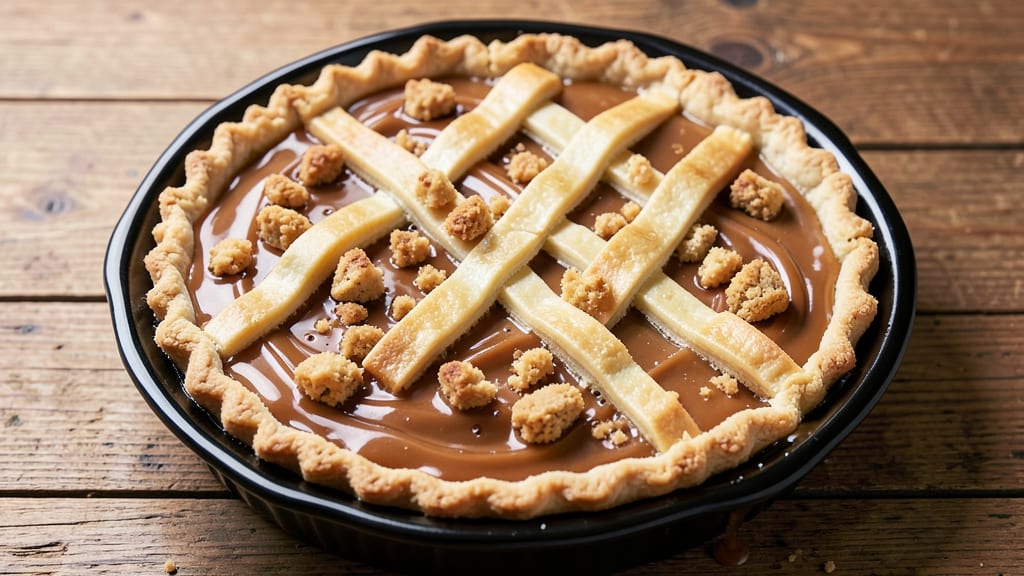Cadbury Caramel Cookie Pie Recipe: Rich Chocolate Swirls and Gooey Filling