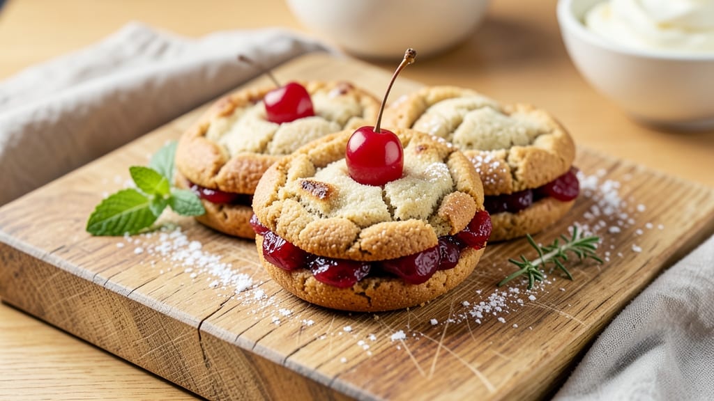 Cherry Pie Stuffed Cookie Recipe: Warm Fruit Filling in Buttery Crunch