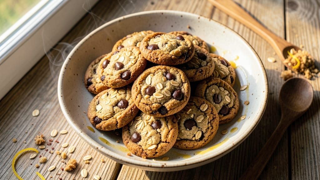 Almond Flour Oatmeal Chocolate Chip Cookie Recipe: Crunchy-Topped Soft-Centered Magic