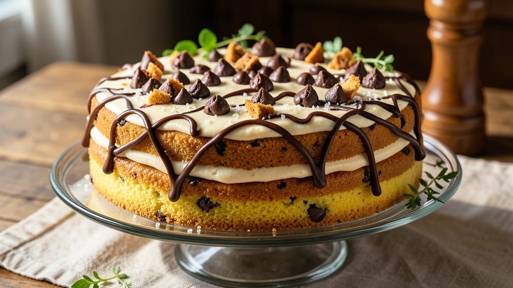Chocolate Chip Cookie Cake Recipe With Yellow Cake Mix: Fudgy Layers and Crunchy Cookie Topping