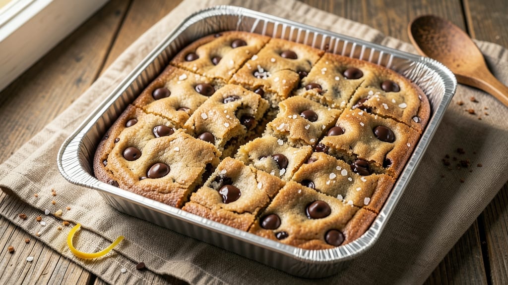 Chocolate Chip Cookie Bars Recipe 8x8 Pan: No-Bake, Foil-Lined Shortcut for Fudgy-Crisp Layers