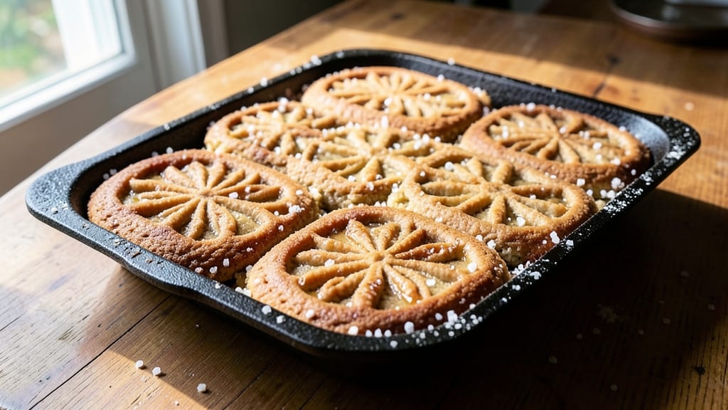 Cast Iron Shortbread Cookie Mold Recipe: Buttery Crunch With Imprint Elegance