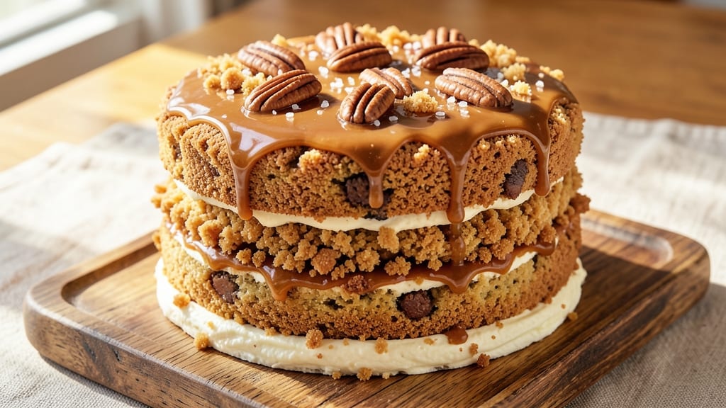 Brown Butter Cookie Caramel Crunch Cake Recipe: Rich Layers of Nutty Butter and Gooey Caramel