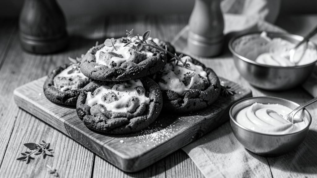 Black and White Cookie Recipe with Sour Cream: Vanilla Swirls and Peppermint Crunch in One Bite