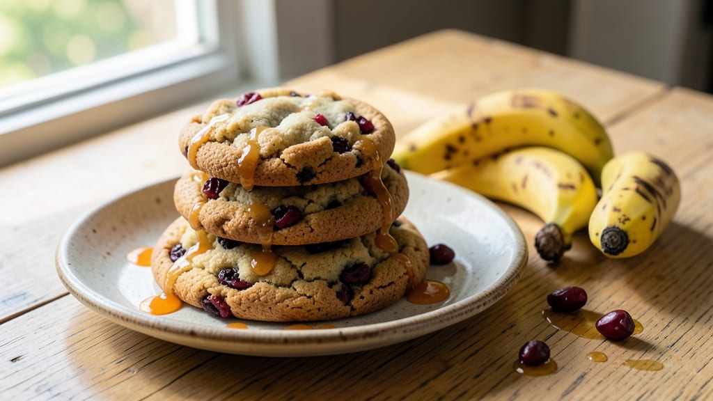 Banana Cranberry Cookie Recipe: Tart-Sweet Swirls With Crispy Edges