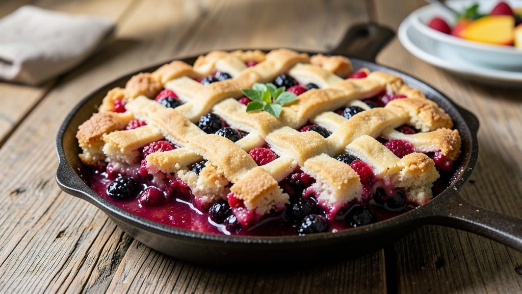 Berry Cobbler Recipe With Sugar Cookie Mix: Warm Vanilla Swirls and Crunchy Top