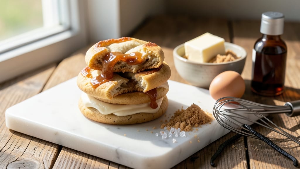 Caramilk Cookie Recipe: Vanilla Bean Swirls and Salted Caramel Rivers