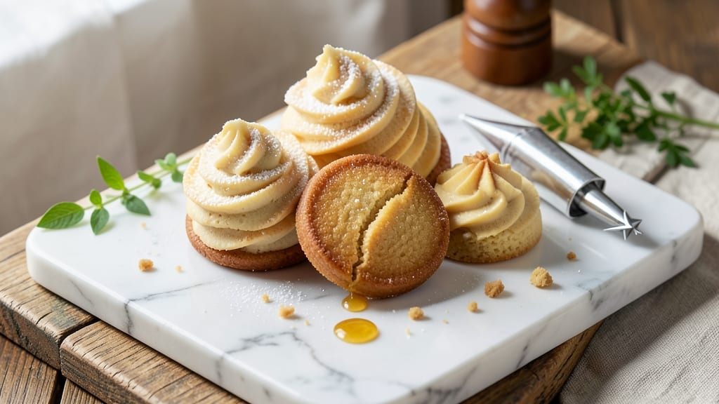 Butter Cookie Recipe for Piping: Decorator's Dream With Stand-Up Stiffness