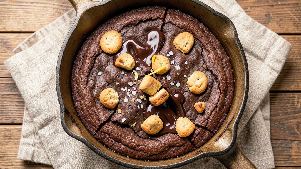 Brownie Cookie Skillet Recipe: Fudgy Edges, Crunchy Top, One-Pan Magic