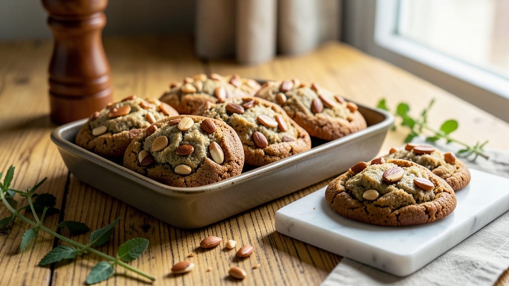 Almond Crunch Cookie Recipe: Nutty Bites With Double-Layered Texture