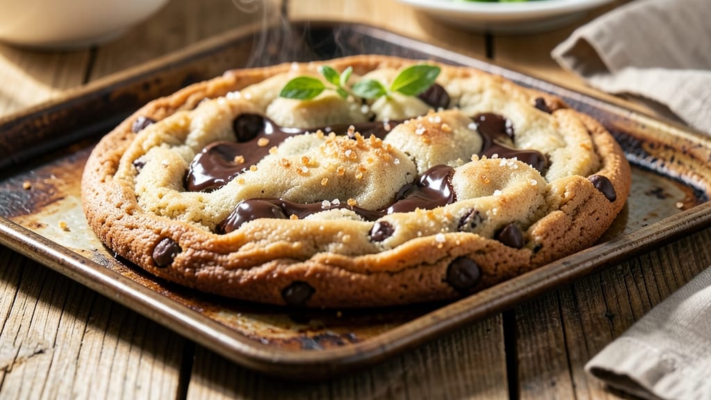Big Chocolate Chip Cookie Recipe from Scratch: Double-Baked Crunch With Caramelized Edges