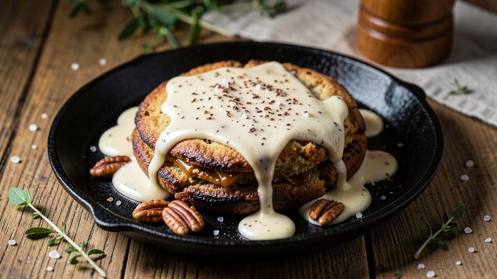 12-Inch Cast Iron Skillet Cookie Recipe: Bold Vanilla Swirls and Caramelized Edges
